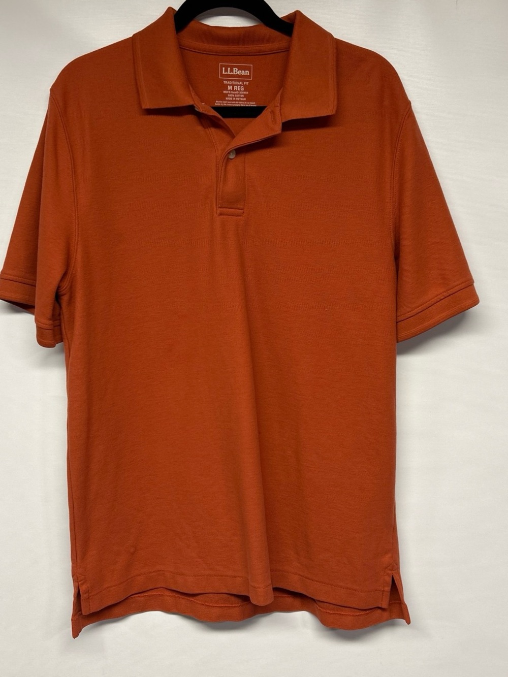 L.L. Bean Men's Short-Sleeve Polo - Rust